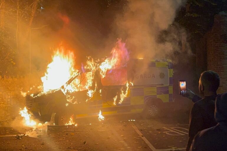 Violent Anti-Immigrant Protest Erupts in Dublin