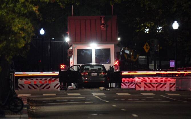 Man Taken into Custody After Driving Car into Security Gate Outside White House