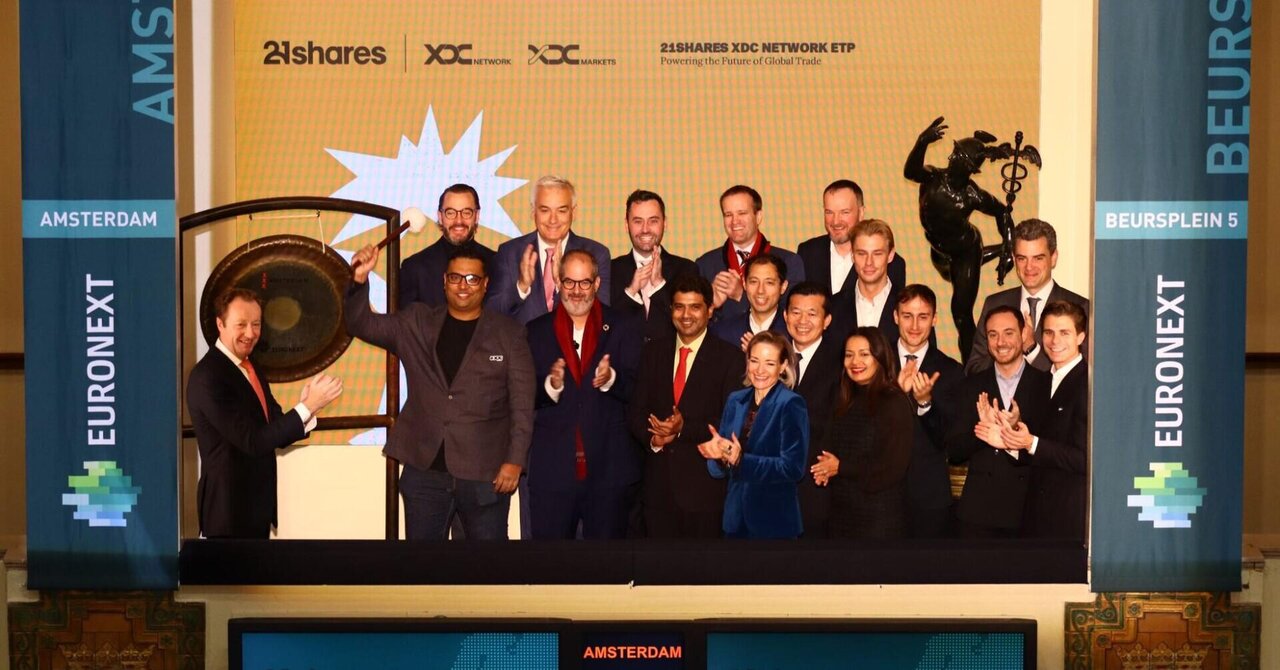 Euronext Amsterdam Hosts Bell-Ringing Ceremony for XDC Network Listing