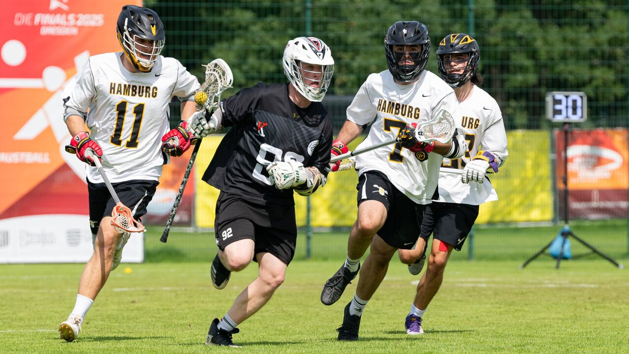 Die Deutschland Lacrosse Liga beendet die Saison mit erfolgreichen Finals in Dresden.