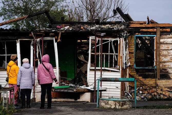 Russian Strikes on Ukraine Kill At Least Two, Damage Infrastructure