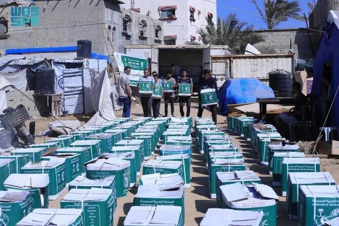 KSrelief Continues Humanitarian Aid Efforts in the Middle East
