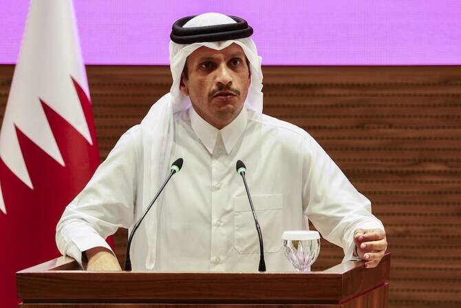 Qatar PM: International Forces in Gaza Must Ensure No Threat Between Palestinians and Israelis