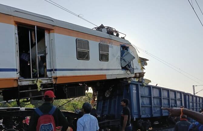 At least five killed as passenger train collides with cargo train in central India