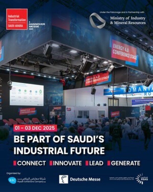 Saudi Arabia to Host Inaugural Industrial Transformation Saudi Arabia Expo in Riyadh