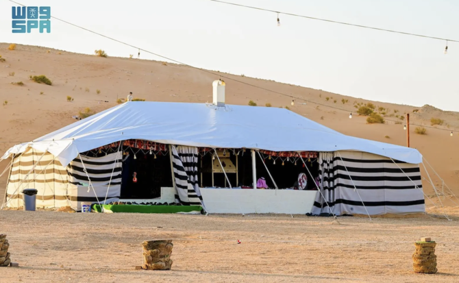 Bedouin tents preserve warm memories of heritage during winter