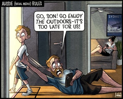 Australia’s sweeping new under-16 social media ban sparks global debate and artistic responses