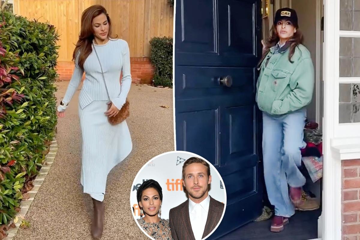 Eva Mendes Offers Rare Glimpse Into Her Quiet Life in the UK With Ryan Gosling