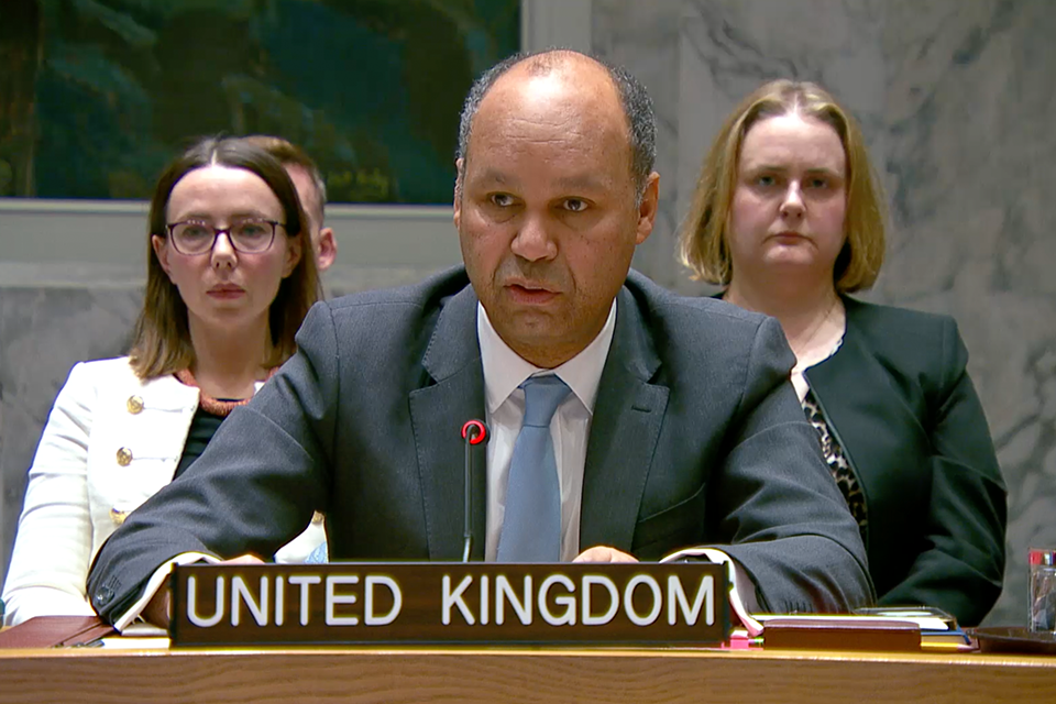 UK Reaffirms Call for Peaceful, Democratic Transition in Venezuela at UN Security Council