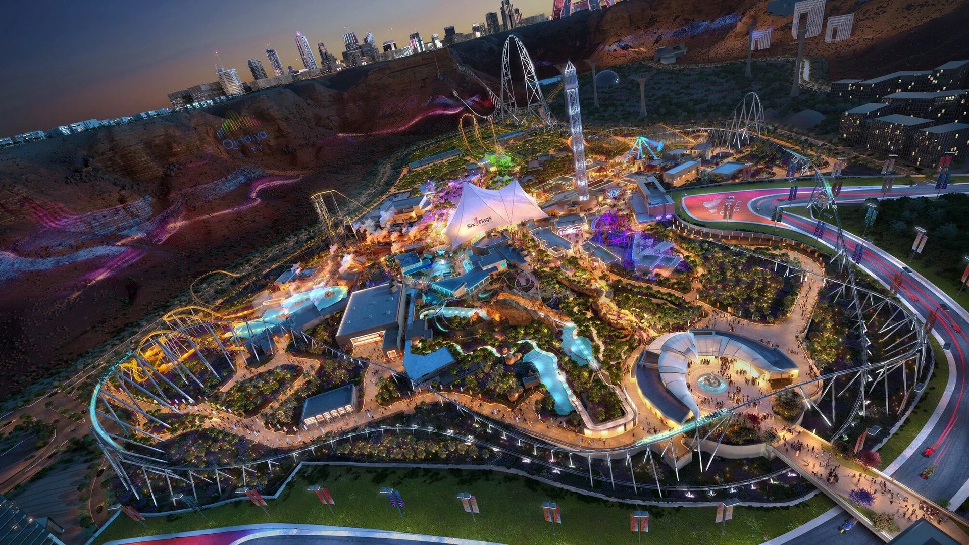 Saudi Arabia Opens $1bn Six Flags Theme Park as Part of Vision 2030 Entertainment Push