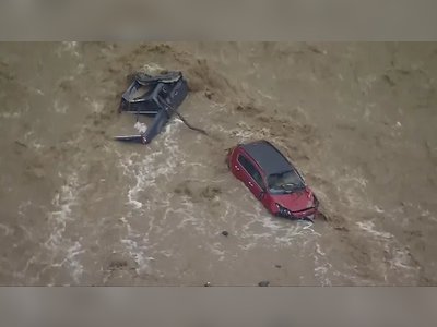 Severe Storms in Victoria Sweep Cars and Holiday Gear Into the Sea