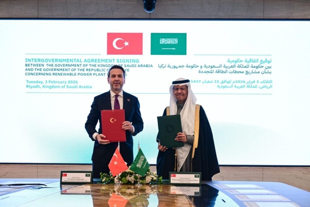 Turkey and Saudi Arabia Seal Five Gigawatt Renewable Energy Partnership