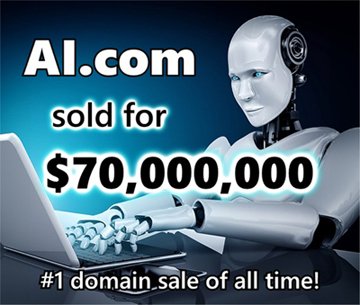 Al.com Acquired by Crypto.com Founder for $70 Million