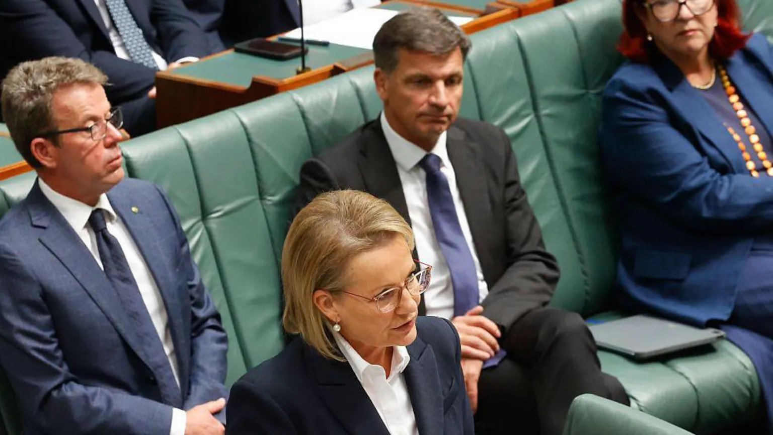Internal Revolt in Australia’s Liberal Party as Angus Taylor Resigns to Challenge Sussan Ley