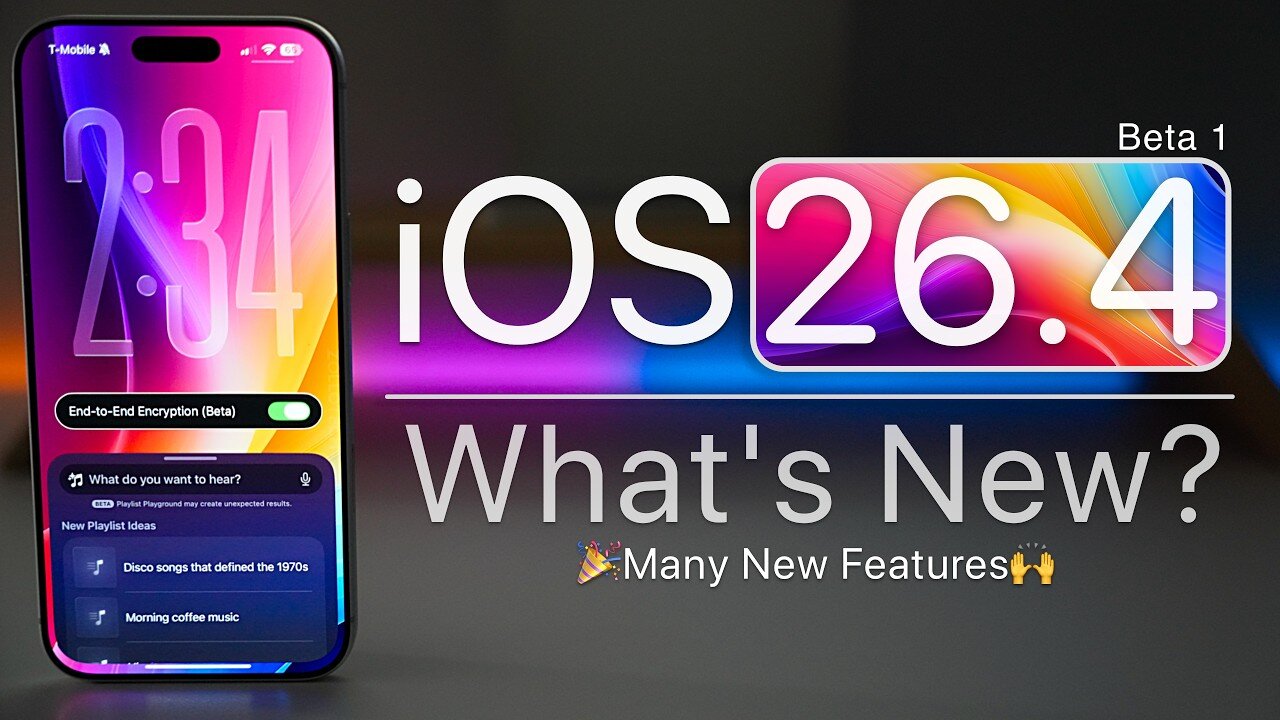Apple just dropped iOS 26.4.