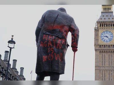 Man Arrested After Churchill Statue Defaced in Central London