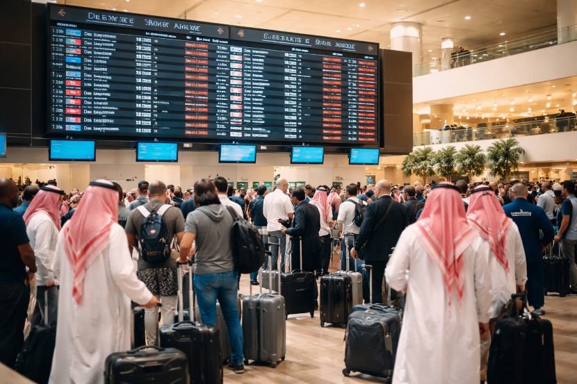 Flight Disruptions Affect Major Saudi Airports as International Carriers Report Delays