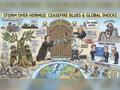 Hormusstraße öffnet kurzzeitig wieder amid fragiler Waffenruhe im Nahen Osten, während globale Spannungen bestehen bleiben