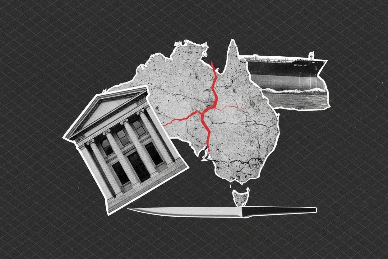 Australian Shares Drift Lower as Strait of Hormuz Tensions Pressure Banking Sector