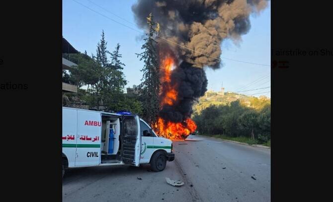 Israeli Strike in South Lebanon Kills Three People, Health Ministry Confirms