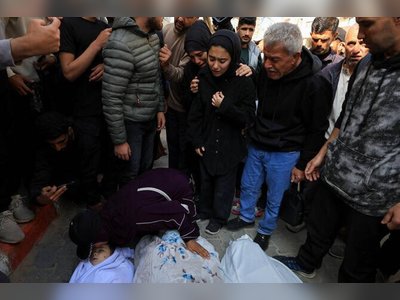 Palestinians Mourn Pregnant Woman and Her Children Killed in Israeli Strikes