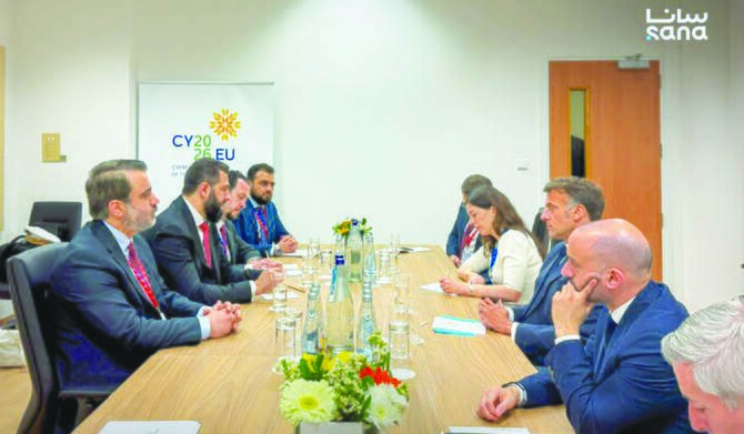 Syrian President Al-Sharaa Meets Macron at EU Regional Meeting in Nicosia