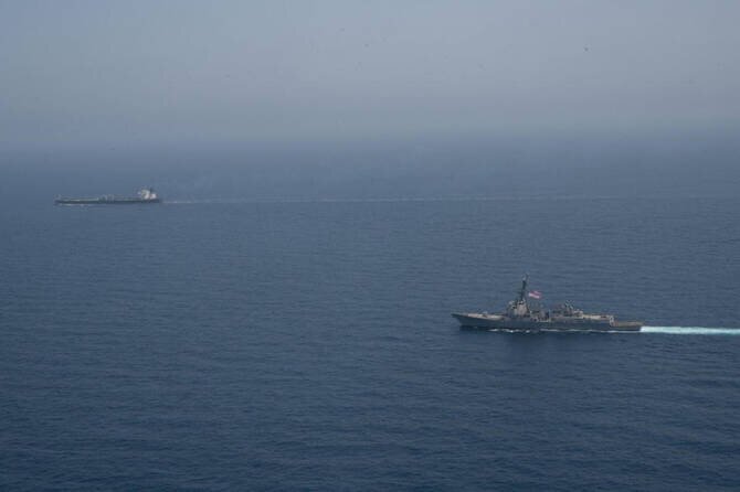 US Intercepts Sanctioned Vessel in Arabian Sea Amid Iran Blockade