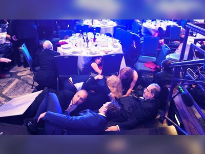 Chaos in Washington DC ballroom after reported gunfire triggers mass evacuation