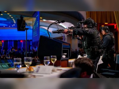 Chaos in Washington DC ballroom after reported gunfire triggers mass evacuation