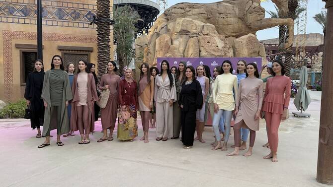 Modest swimwear shapes first women-only day at Riyadh's Aquarabia water park