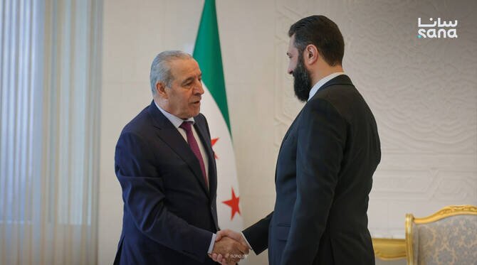 Palestinian Vice President Reaffirms Support for Syria in Meeting with Al-Sharaa