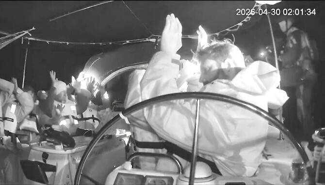 Gaza Flotilla Organizers Accuse Israel of Surrounding Their Boats with Military Vessels