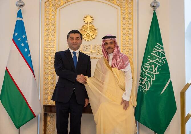 Saudi Crown Prince Receives Written Message from Uzbek President