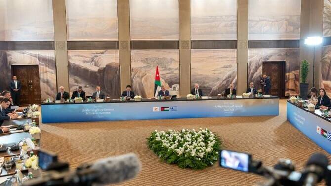 Jordan-Cyprus-Greece Summit Strengthens Regional Partnerships in Amman