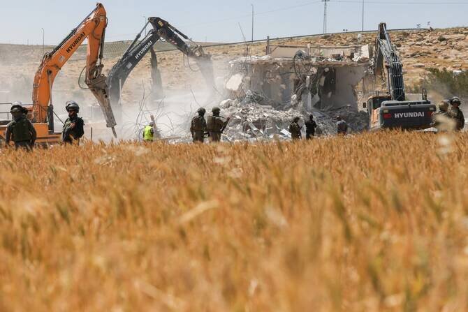 Israel Demolishes Palestinian Homes and Uproots Trees in West Bank and Jerusalem