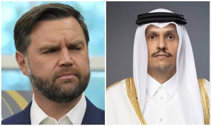 US VP Vance and Qatar PM Discuss Iran War Negotiations