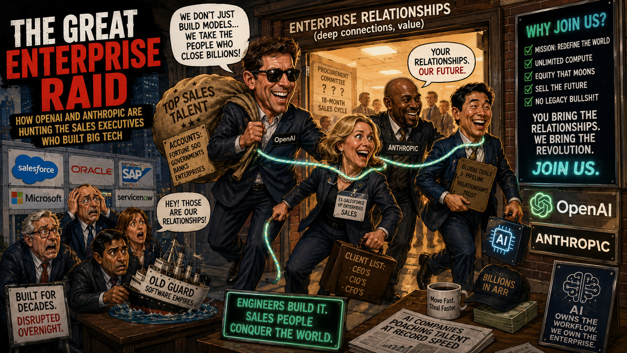 The Great Enterprise Raid: How OpenAI and Anthropic Are Hunting the Sales Executives Who Built Big Tech