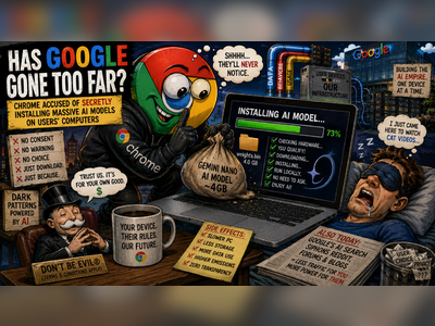 Google est-il allé trop loin ? Chrome accusé d'installer secrètement d'énormes modèles d'IA sur les ordinateurs des utilisateurs.