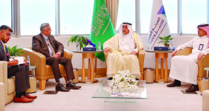 Saudi Royal Commission for Jubail and Yanbu President Receives Indian Ambassador