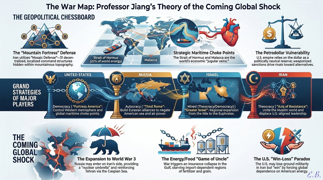 The War Map: Professor Jiang’s Dark Theory of Iran, Trump, China, Russia, Israel, and the Coming Global Shock [Podcast]