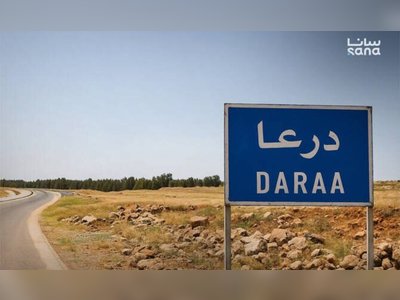 Israeli Forces Shell Outskirts of Jamla Town in Western Daraa