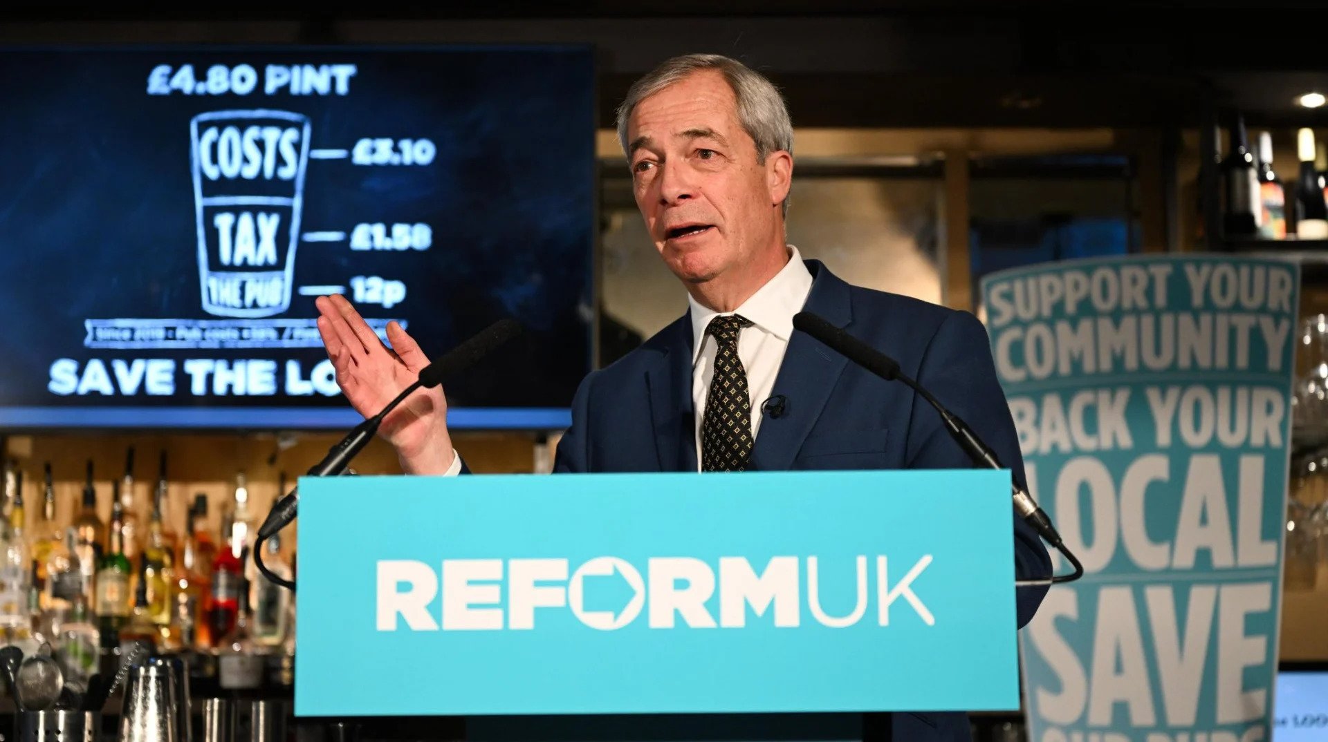 Reform UK Row Over Ukraine Flag Highlights Party’s Shifting Foreign Policy Stance