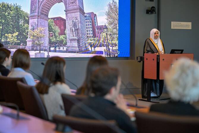 Muslim World League Chief Highlights AI Risks and Online Hate Speech in New York University Address