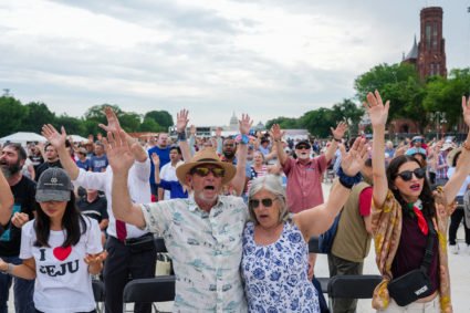 Mass Prayer Rally Draws Thousands to Washington National Mall Amid Heated Church-State Debate