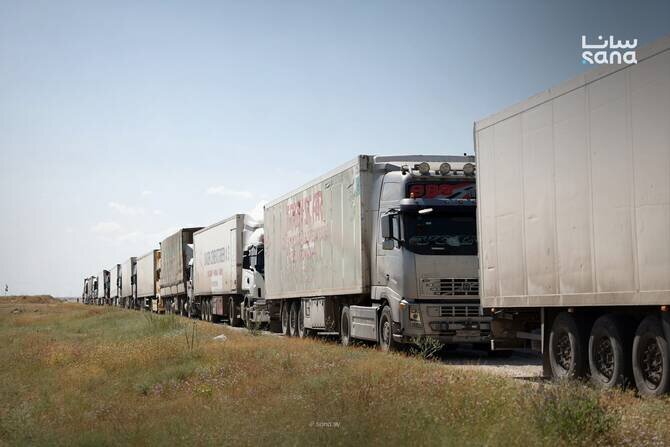 First Turkish-Iraqi Transit Convoy Passes Through Syria, Reviving Abandoned Trade Route