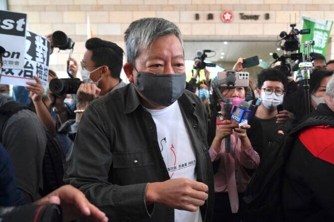 Hong Kong court hears final arguments in the trial of Tiananmen vigil organizers