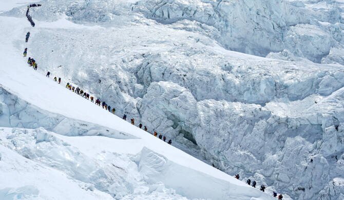 Climber Carries Gaza's Children Dreams to Mount Everest