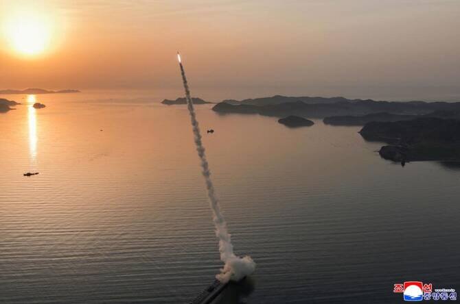 North Korea Launches Unidentified Projectile Off West Coast