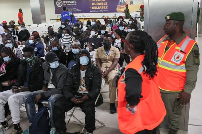 First Flight of Ghanaian Nationals Returns from South Africa Amid Xenophobic Tensions