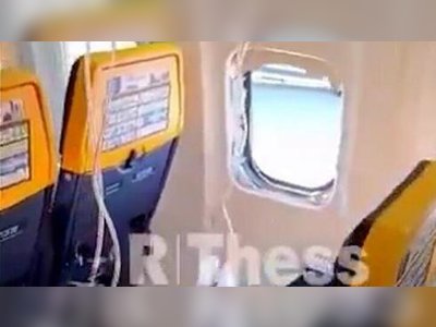 Passenger Partially Pulled Out of Ryanair Jet After Cabin Window Fails Mid-Flight